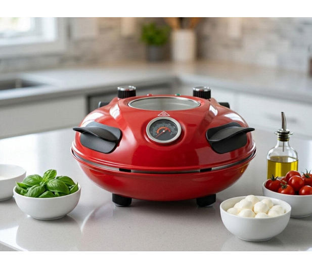 ExtraLink Piec do pizzy pizza oven z okienkiem termometrem 1200W Infer - 1585405 - zdjęcie 5